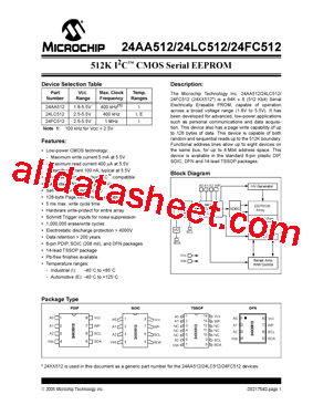 24LC512-I/MFG型号图片