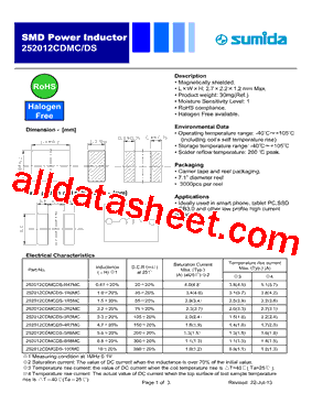 252012CDMCDS-R47MC型号图片