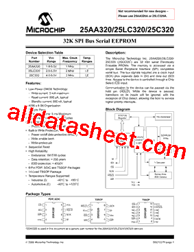 25AA320-E/ST14型号图片