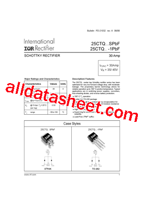 25CTQ040-1TRR型号图片