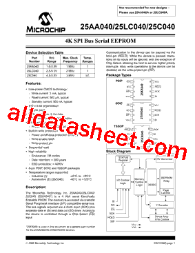 25LC040XT型号图片