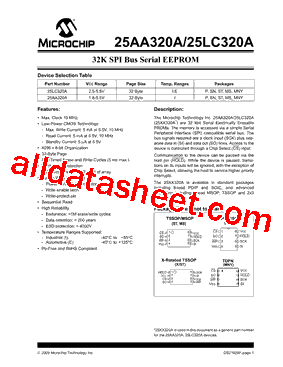 25LC320AT-I/SN型号图片