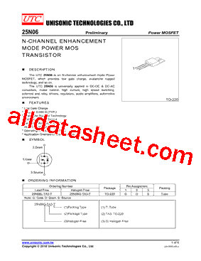 25N06G-TA3-T型号图片
