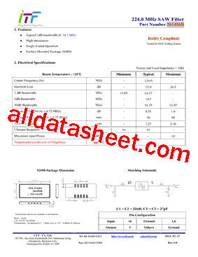 261456B型号图片