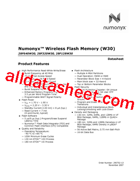 28F640W30型号图片