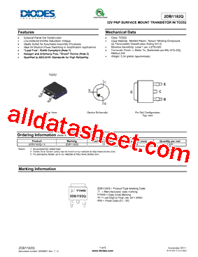 2DB1182Q-13型号图片