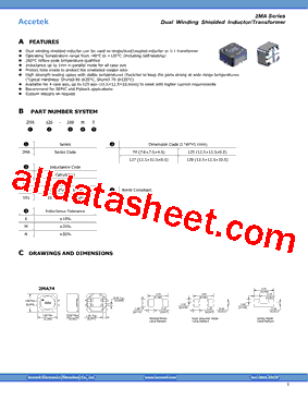 2MA125-120MF型号图片