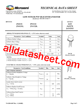 2N1132L型号图片