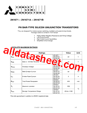 2N1671型号图片