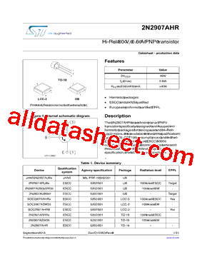 2N2907ASW35型号图片