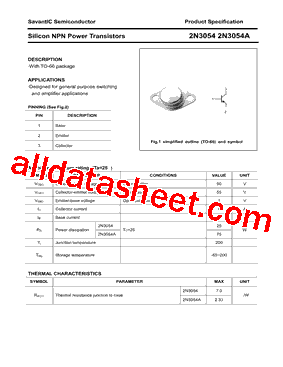 2N3054A型号图片