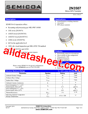 2N3507型号图片