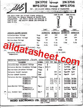 2N3702型号图片