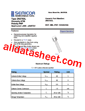 2N3763L型号图片