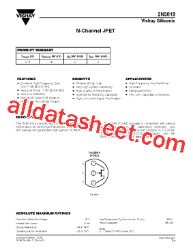 2N3819型号图片