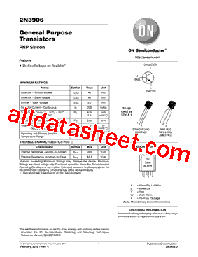 2N3906G型号图片