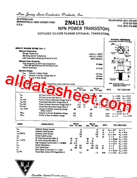 2N4115型号图片