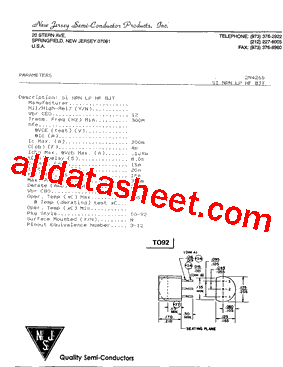 2N4265型号图片