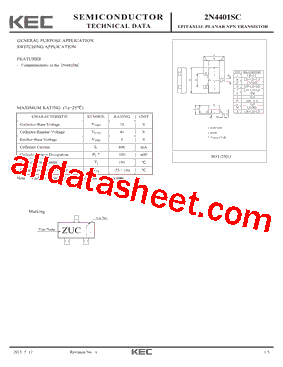 2N4401SC型号图片