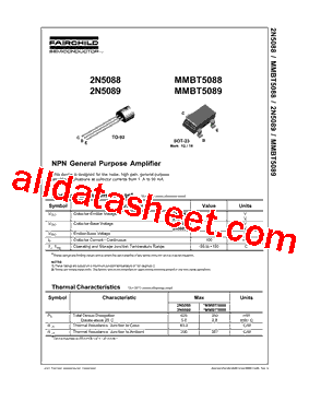 2N5088BU型号图片