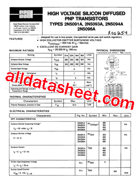 2N5094A型号图片