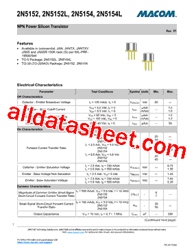 2N5154L型号图片