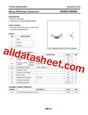 2N5883G型号图片