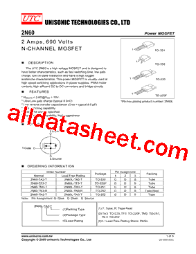 2N60L-TA3-R型号图片