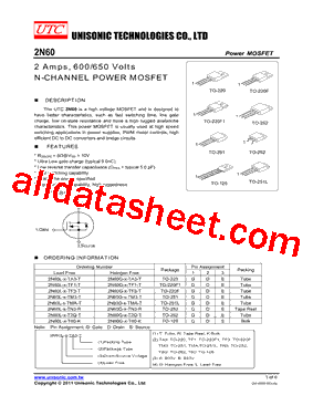 2N60L-x-TMA-T型号图片