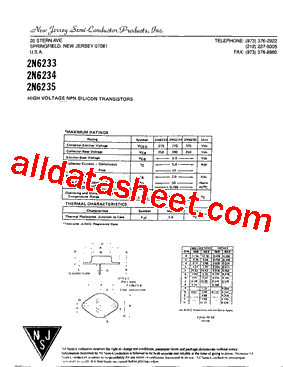 2N6234型号图片