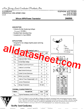 2N6569型号图片