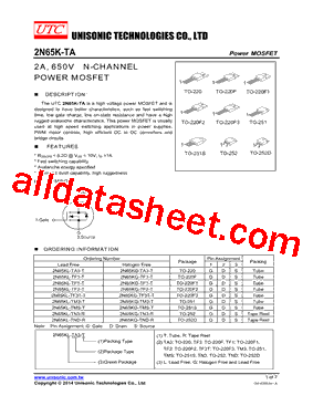2N65K-TA型号图片