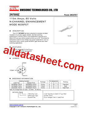 2N7000Z型号图片