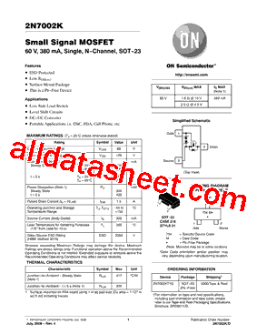 2N7002KT1G型号图片