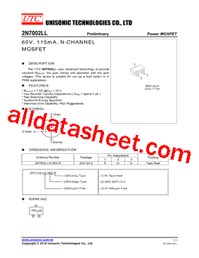 2N7002LL型号图片