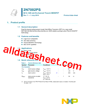 2N7002PS,115型号图片