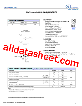 2N7002WLT1G型号图片