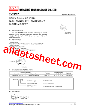 2N7002ZL-AE2-R型号图片
