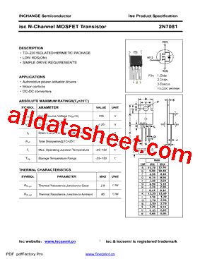 2N7081型号图片