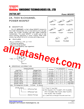 2N70KG-TF3T-T型号图片