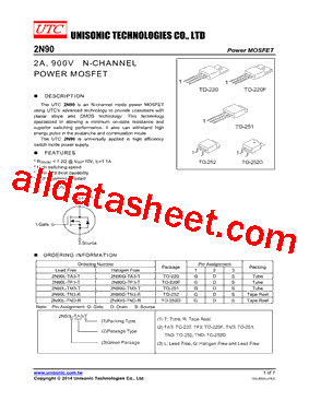 2N90G-TND-R型号图片