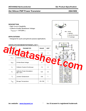 2SA1002型号图片