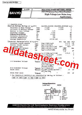 2SA1016K型号图片