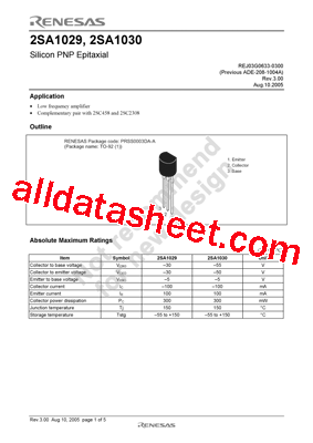 2SA1030BTZ型号图片