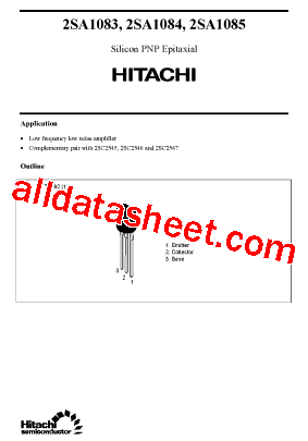 2SA1085型号图片