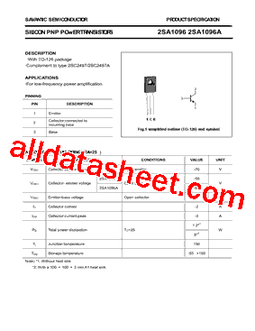 2SA1096A型号图片