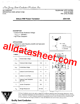 2SA1109型号图片