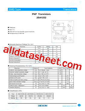2SA1252-D4型号图片
