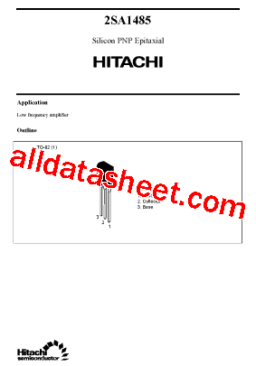 2SA1485型号图片