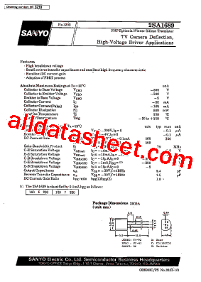 2SA1689型号图片